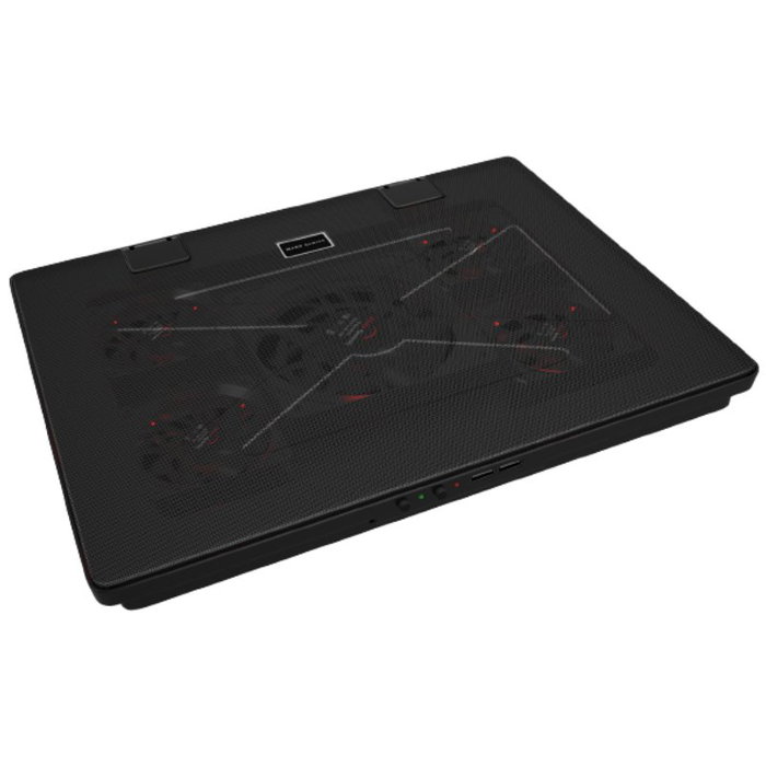 Mars Gaming MNBC2 Base de Refrigeración para Portátiles hasta 17,3 con 5 Ventiladores e Iluminación LED Roja